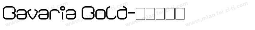 Bavaria Bold字体转换